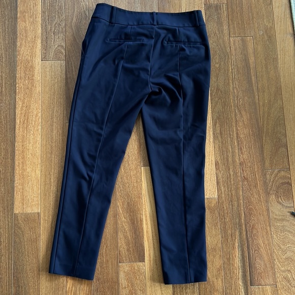 Ann Taylor Loft women size 4 Marisa skinny stretch dress pants navy blue - Picture 5 of 6